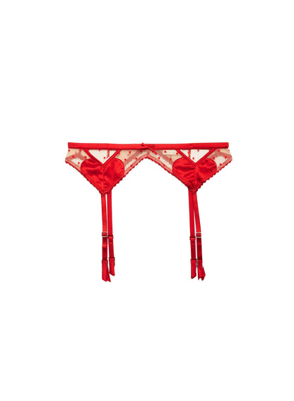 Red Amour Garter Belt | Fleur du Mal