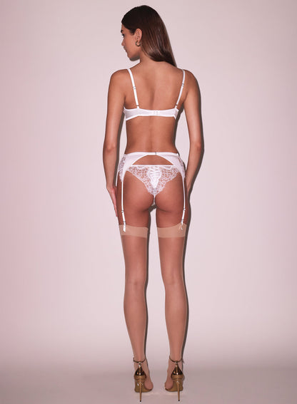 Ivory Daphne Lace Demi Bra | Fleur du Mal