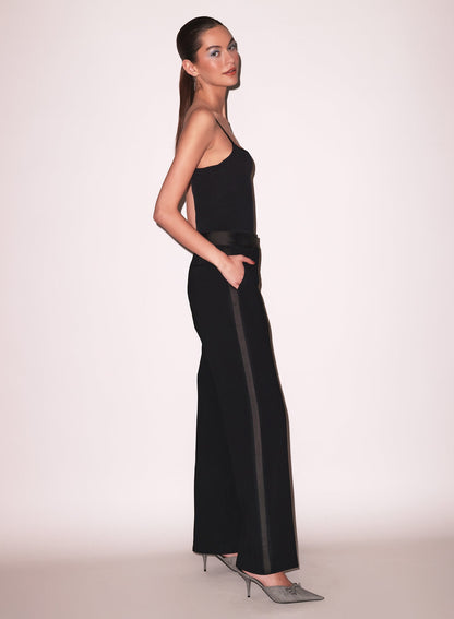 Black Jersey Built-In Bra Cami | Fleur du Mal