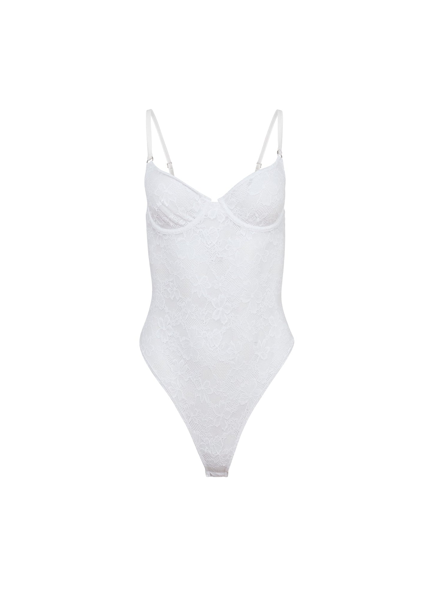 Ivory Le Stretch Lace Bodysuit | Fleur du Mal