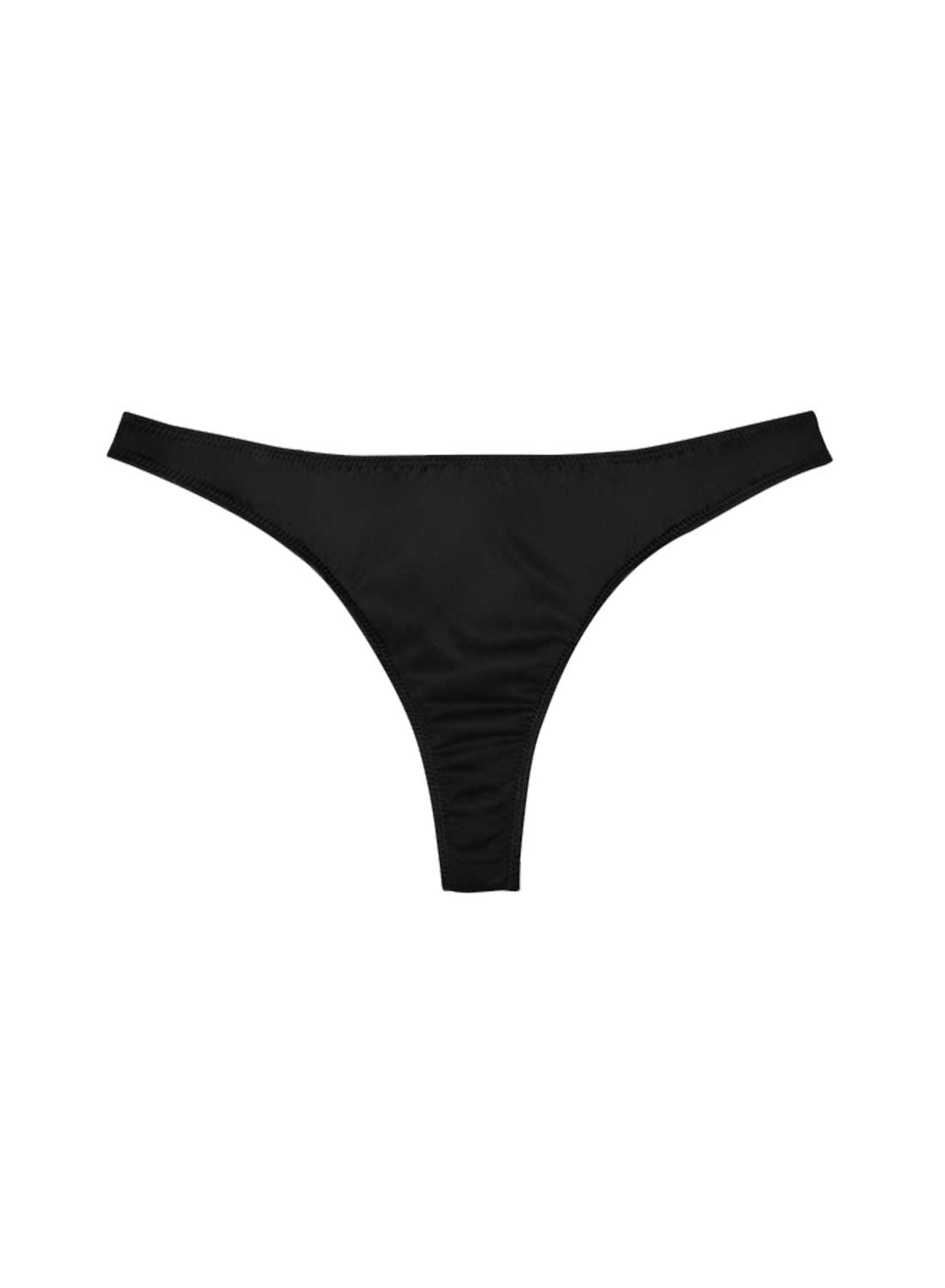 Black Luxe Thong | Fleur du Mal
