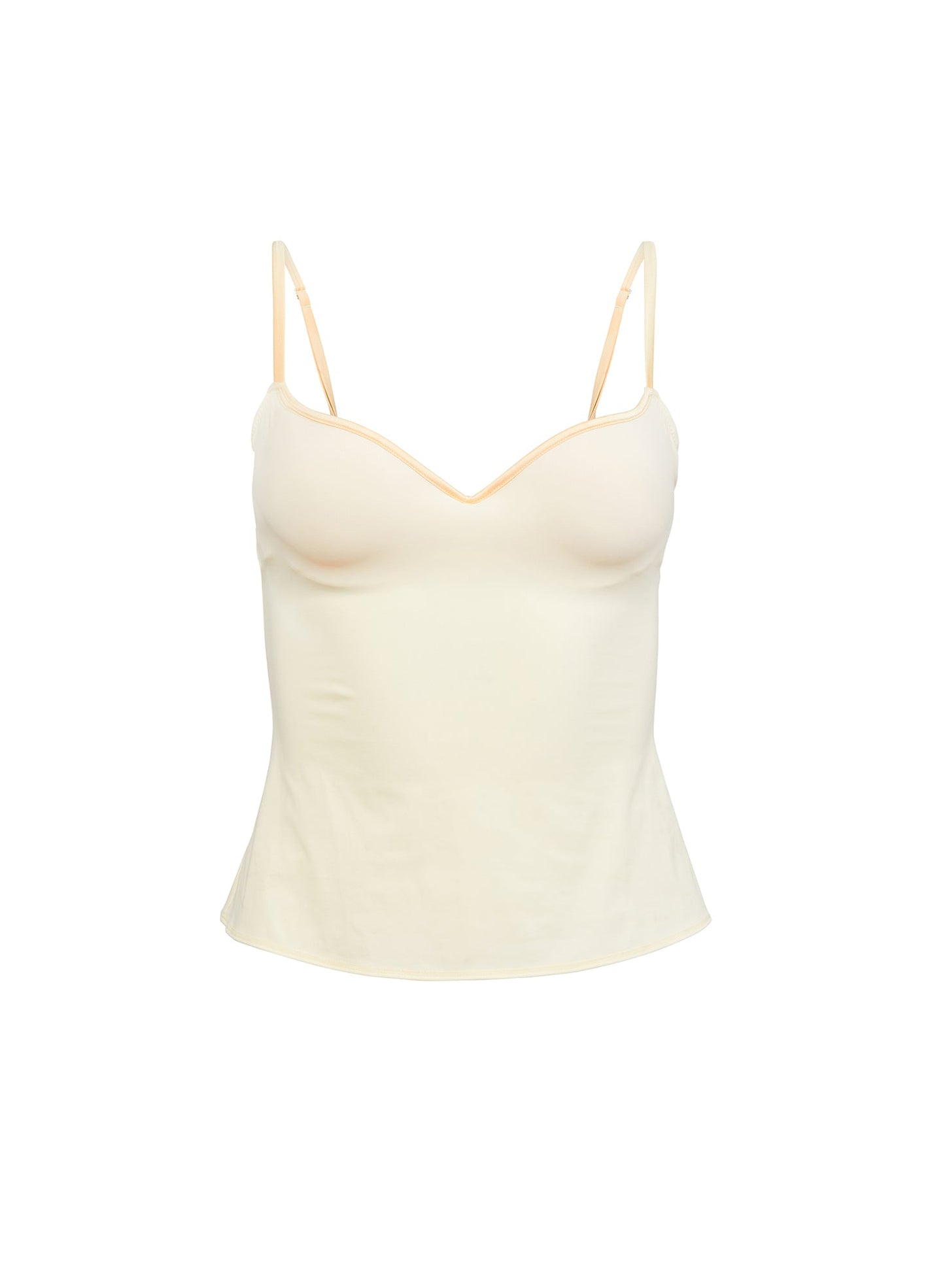 Buttercup Yellow Jersey Built-In Bra Cami | Fleur du Mal