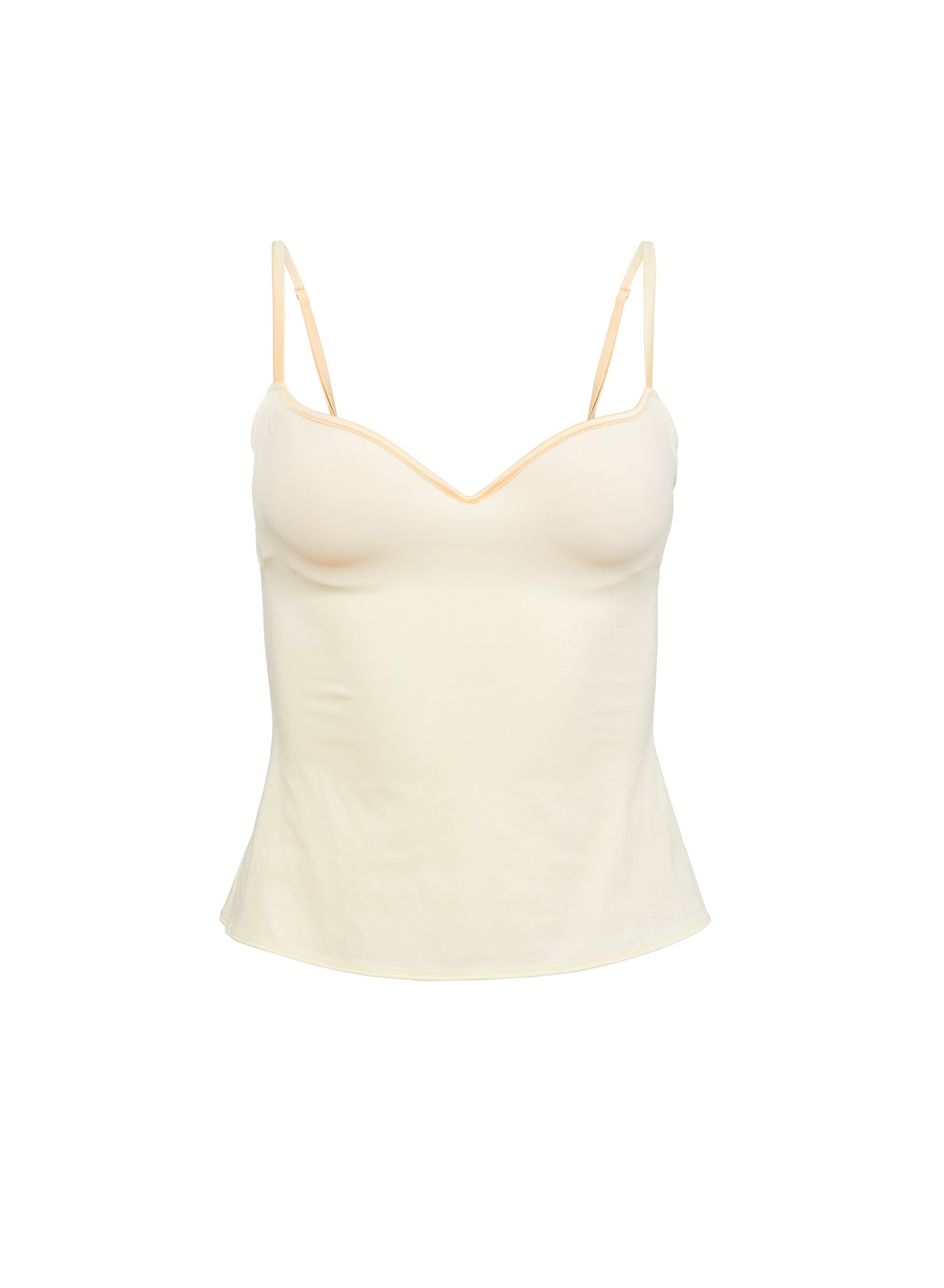 Buttercup Yellow Jersey Built-In Bra Cami | Fleur du Mal