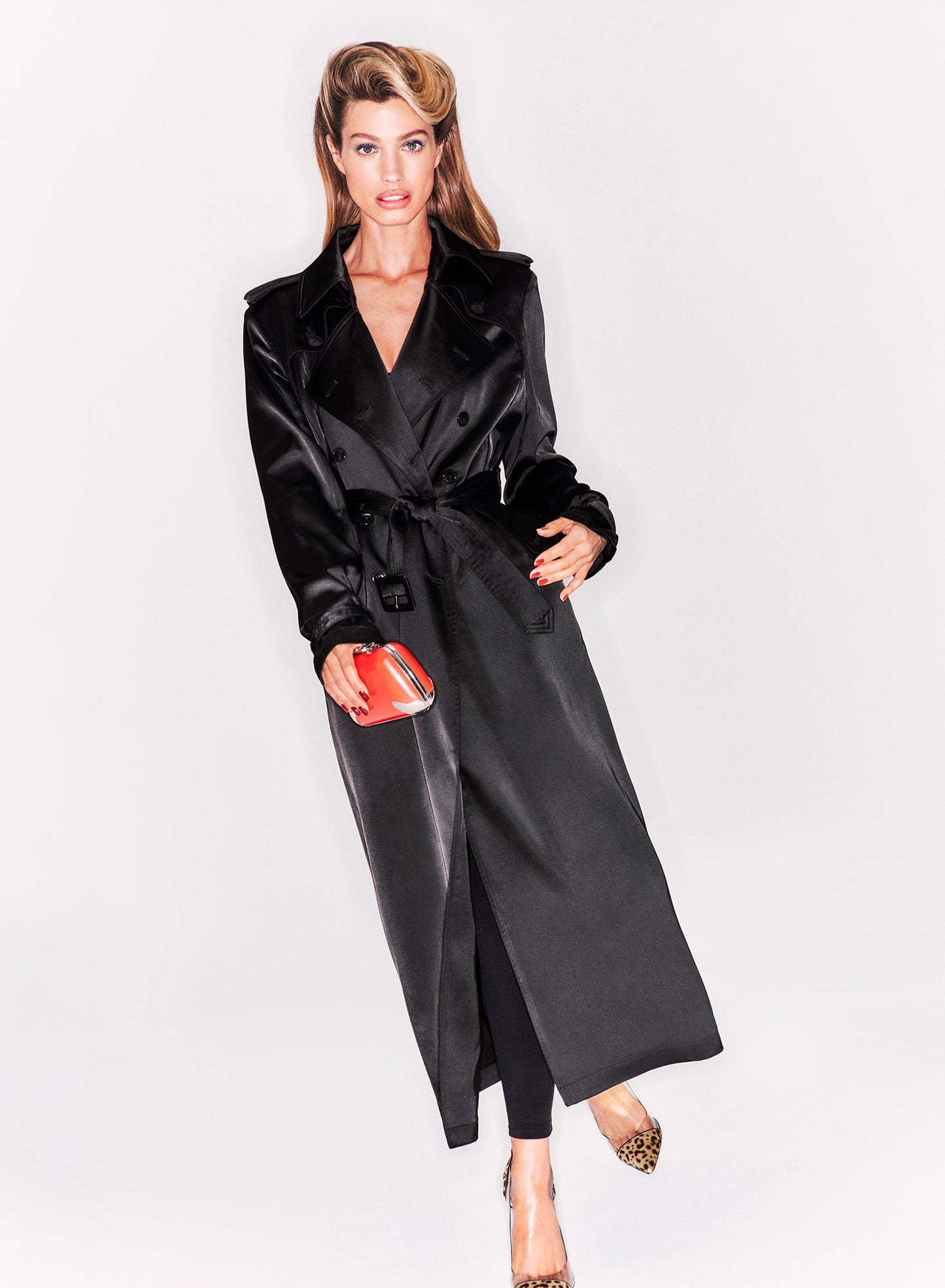 Black Luxe Trench Coat | Fleur du Mal