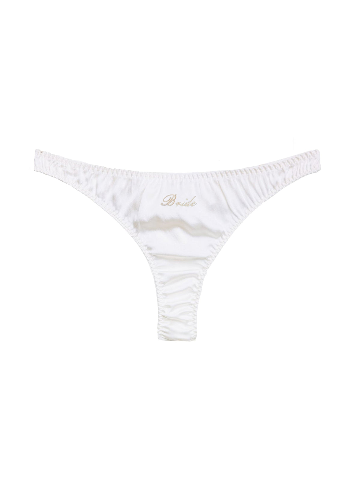 Ivory Bridal Luxe Thong | Fleur du Mal