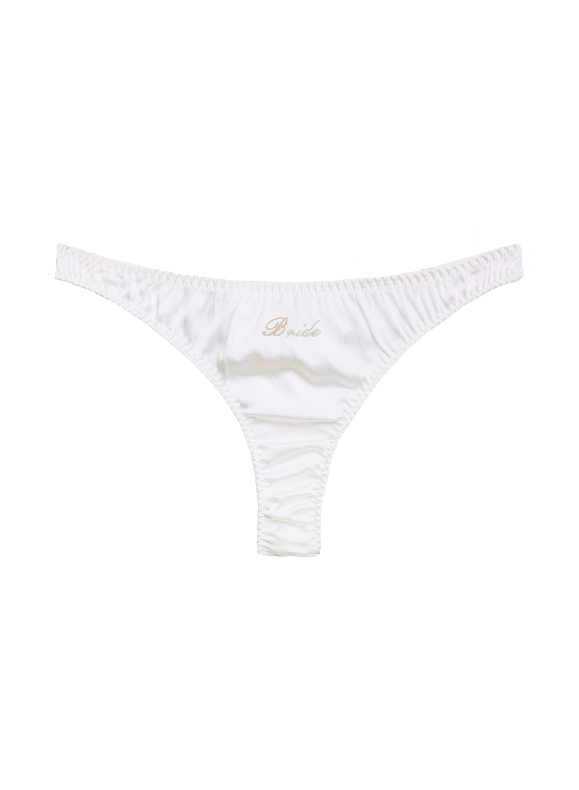 Ivory Bridal Luxe Thong | Fleur du Mal
