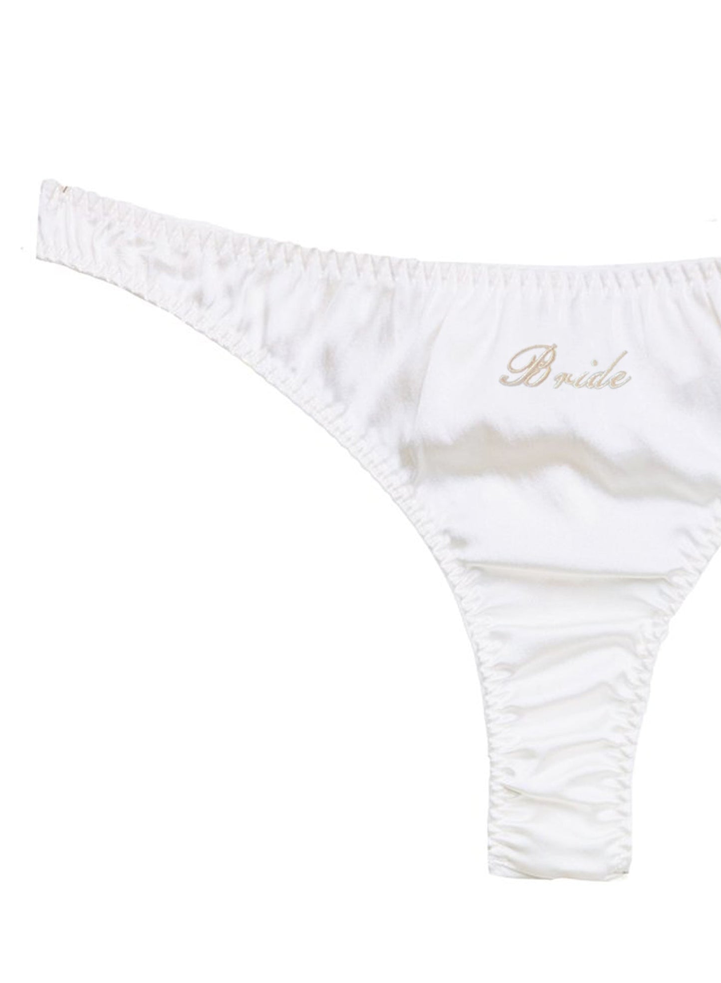 Ivory Bridal Luxe Thong | Fleur du Mal