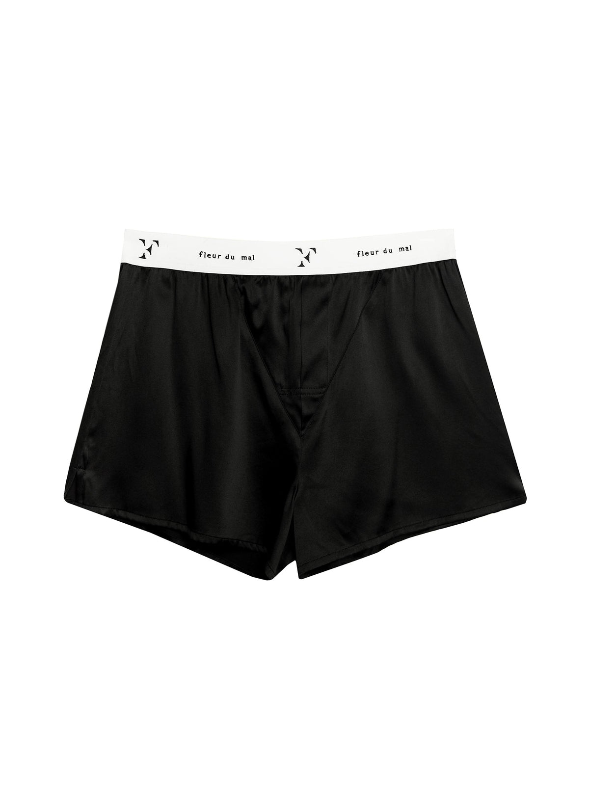 Black Unisex Boxer Short | Fleur du Mal