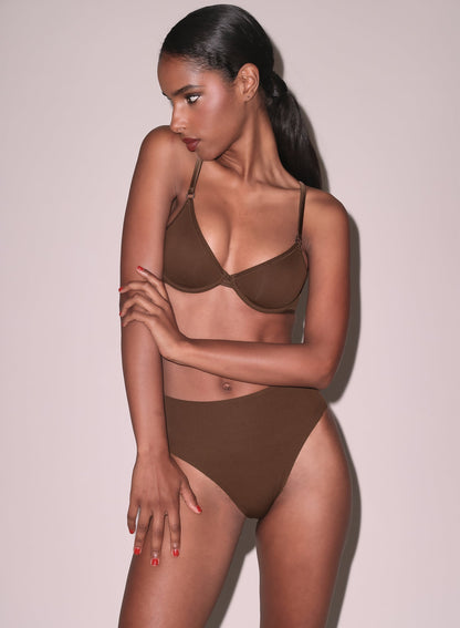 Le Stretch Micro High Waist Brief | Fleur du Mal