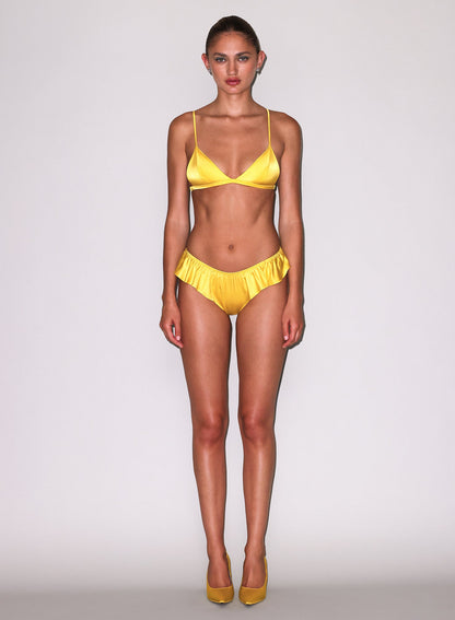 Lemon Luxe Triangle Bra | Fleur du Mal