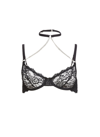 Black Bianca Chain Bra | Fleur du Mal