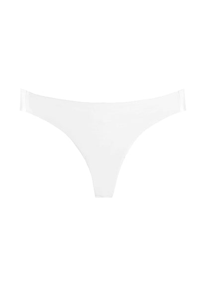Ivory Charlotte Lace Seamless Thong | Fleur du Mal