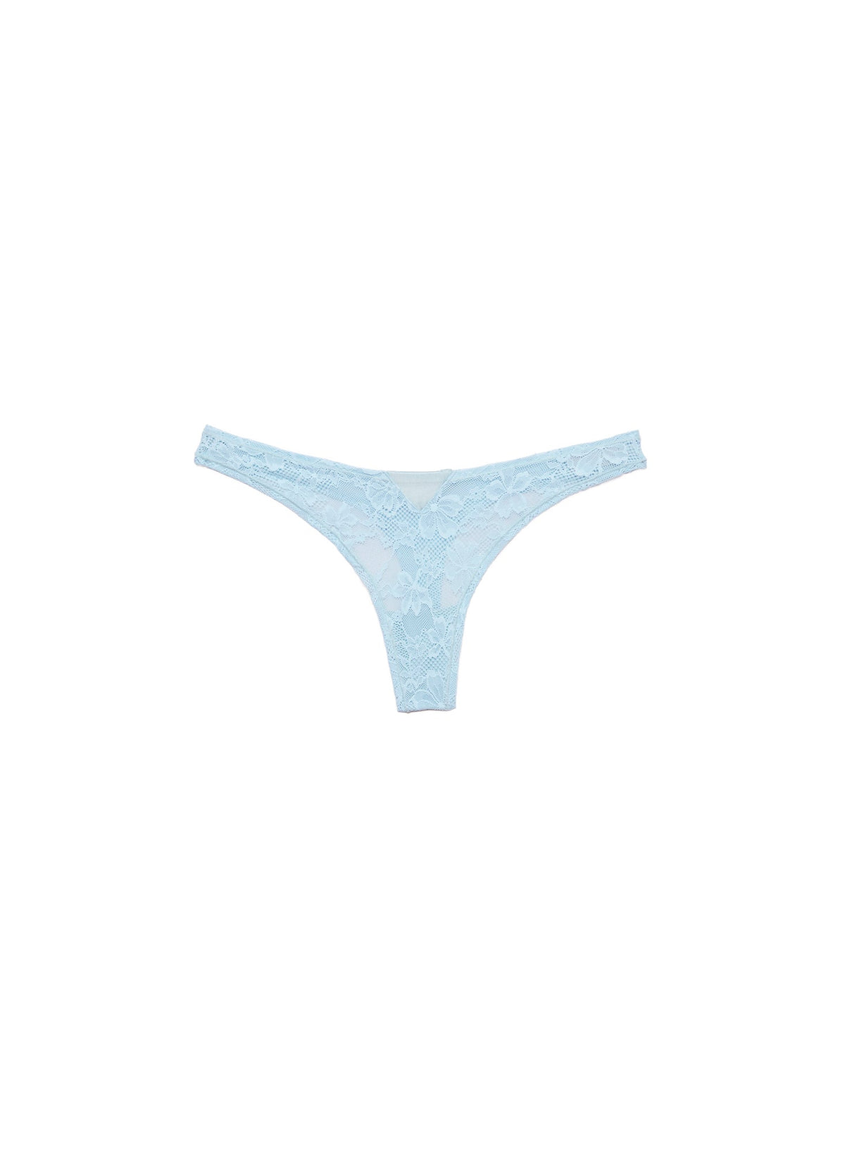 Blue Le Stretch Lace Thong | Fleur du Mal