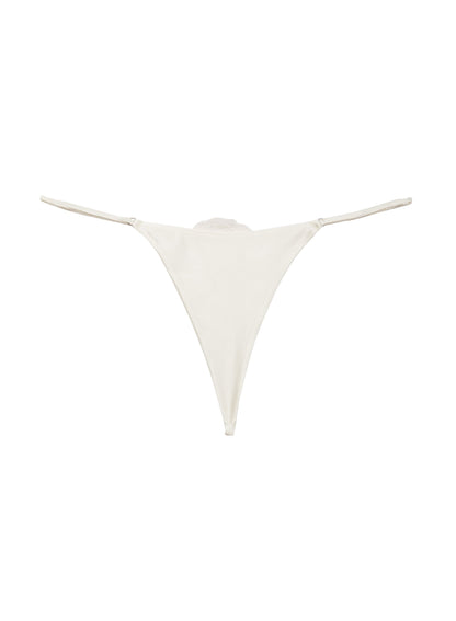 Ivory Rose Luxe V-String | Fleur du Mal