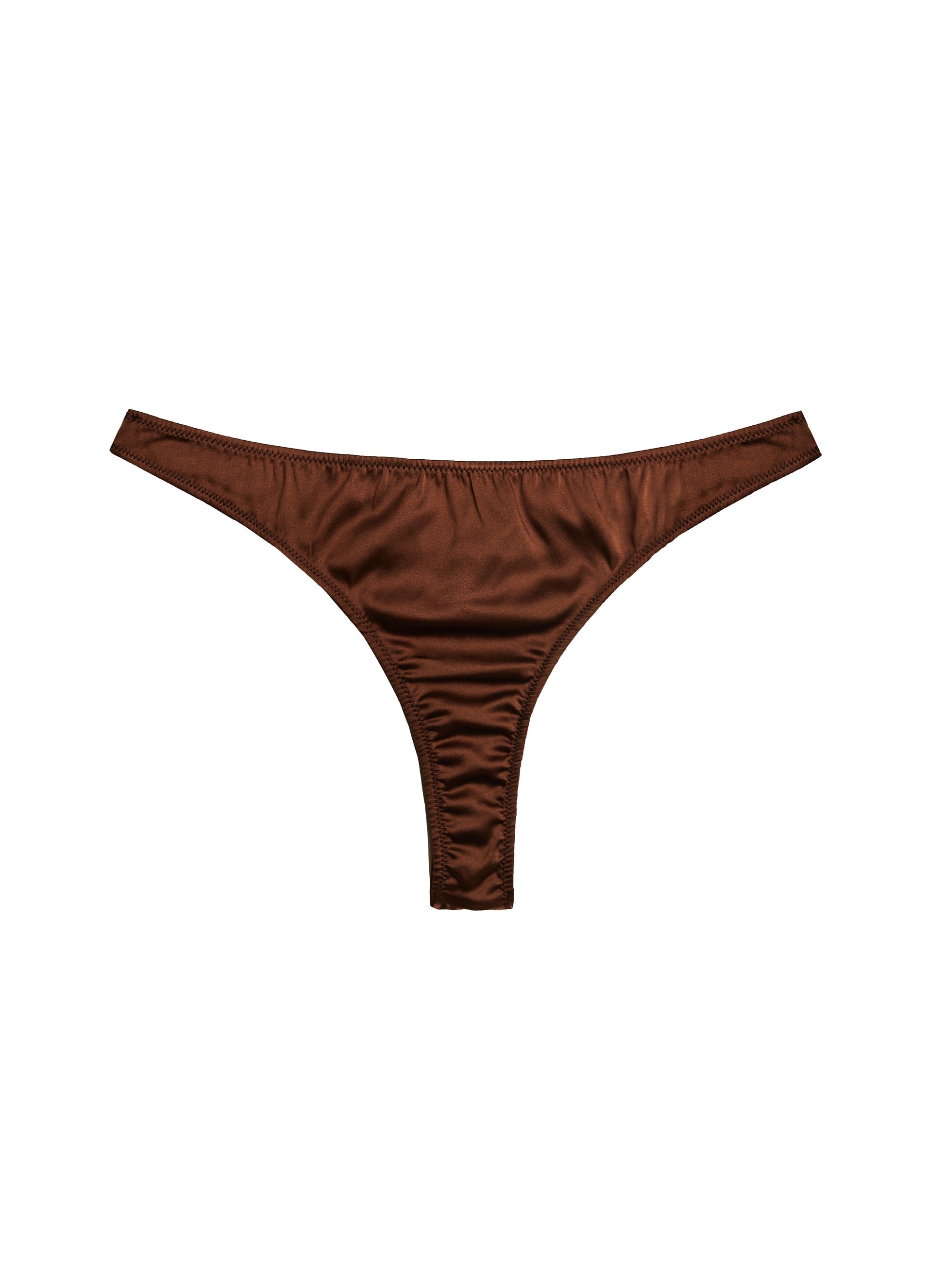 Cocoa Luxe Thong | Fleur du Mal