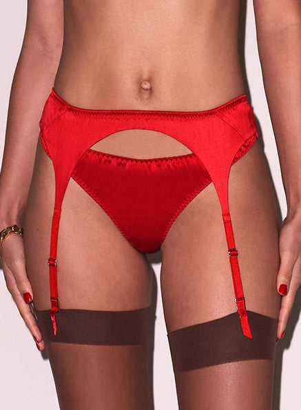 Red Luxe Classic Garter | Fleur du Mal
