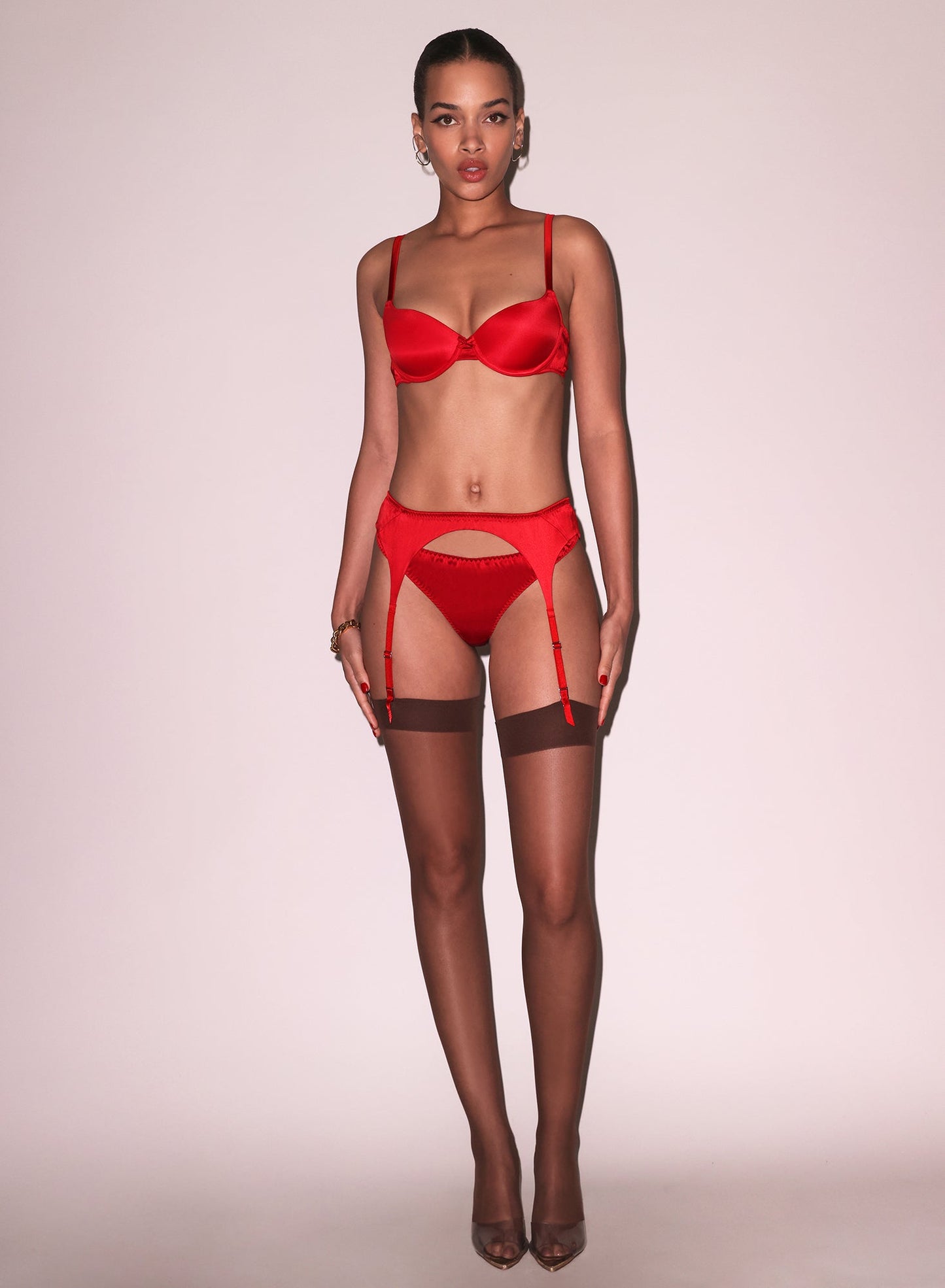 Red Luxe Classic Garter | Fleur du Mal