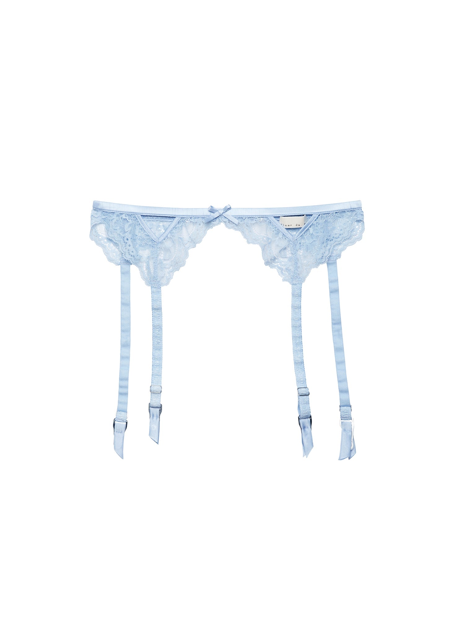Forget Me Not Bianca Lace Garter Belt | Fleur du Mal