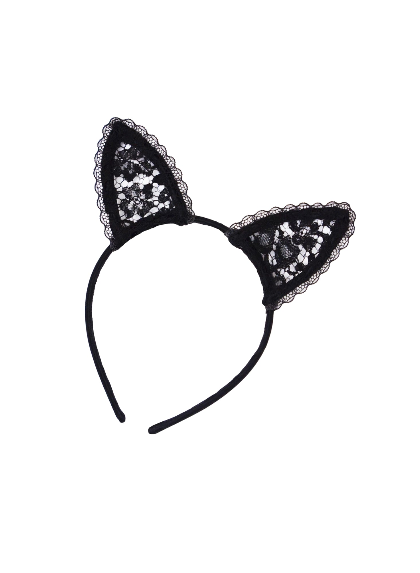 Black Lace Cat Ears | Fleur du Mal