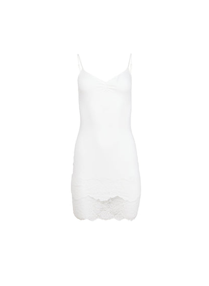 Ivory Organic Cotton Slip Dress | Fleur du Mal