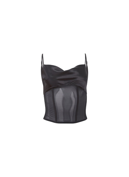 Black Nora Corset Top | Fleur du Mal