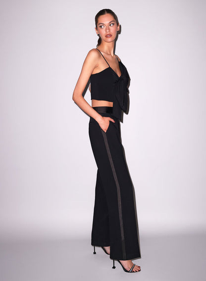 Black Blair Bow Top | Fleur du Mal
