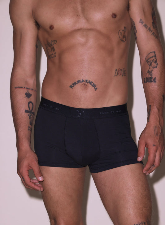 Black Men's Boxer Brief | Fleur du Mal