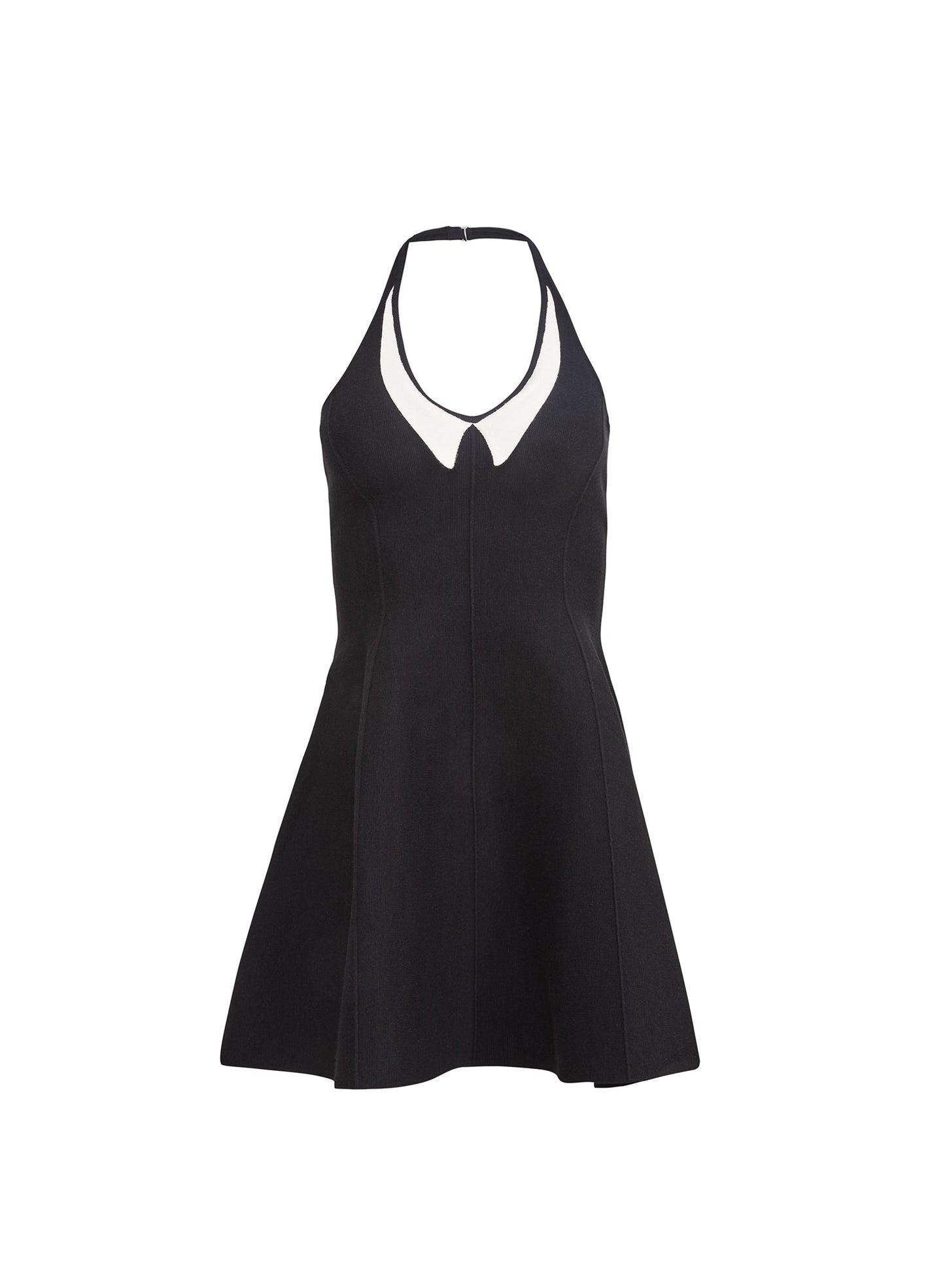 Black Collier Flared Corset Dress | Fleur du Mal