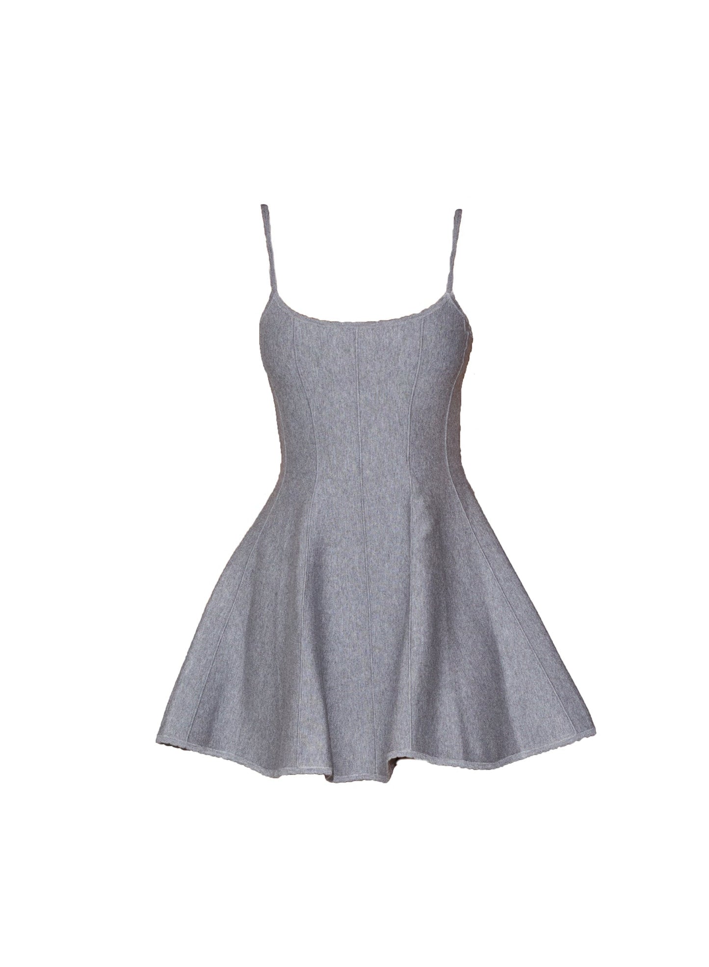 Heather Grey Flared Corset Dress | Fleur du Mal
