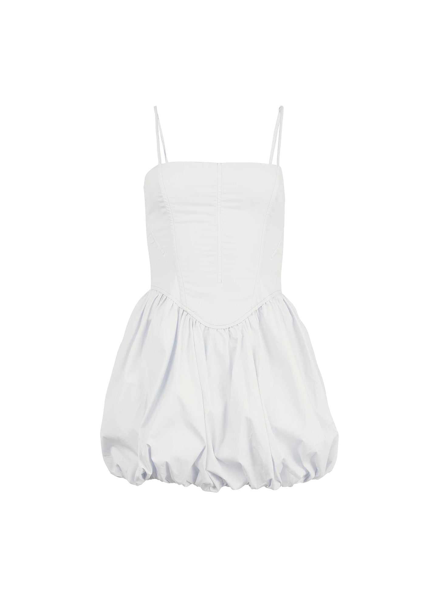 White Poplin Bubble Dress | Fleur du Mal