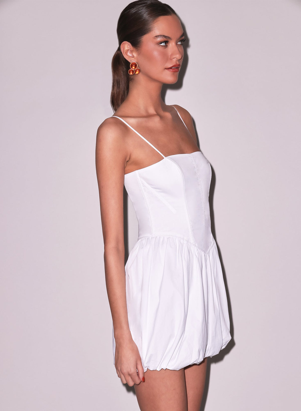 White Poplin Bubble Dress | Fleur du Mal