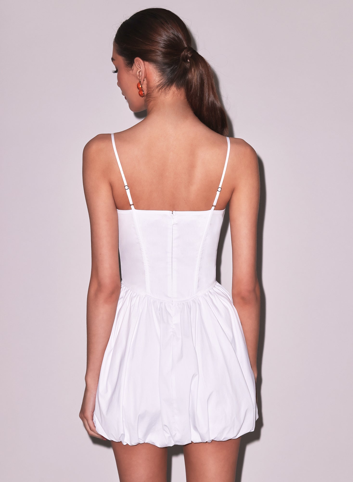 White Poplin Bubble Dress | Fleur du Mal