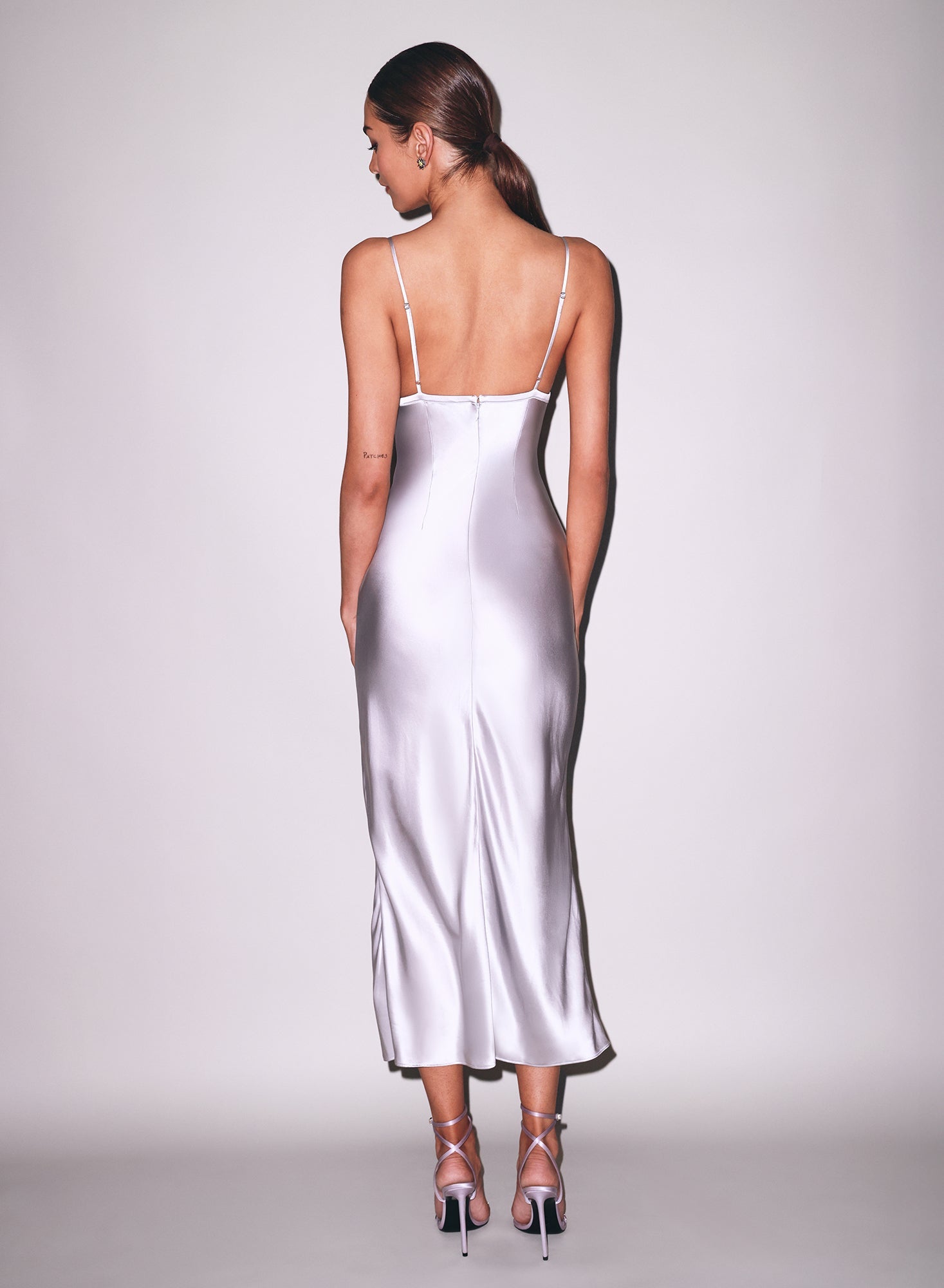Platinum Lily Embroidery Cutout Slip | Fleur du Mal