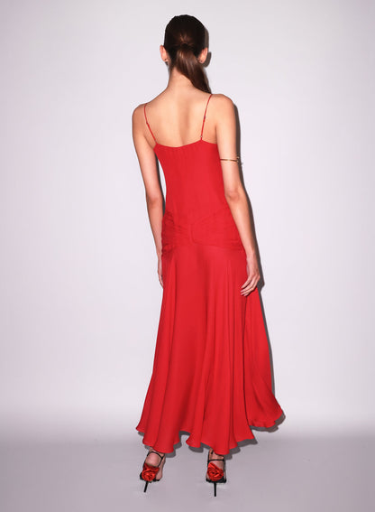 Red Nina Maxi Dress | Fleur du Mal