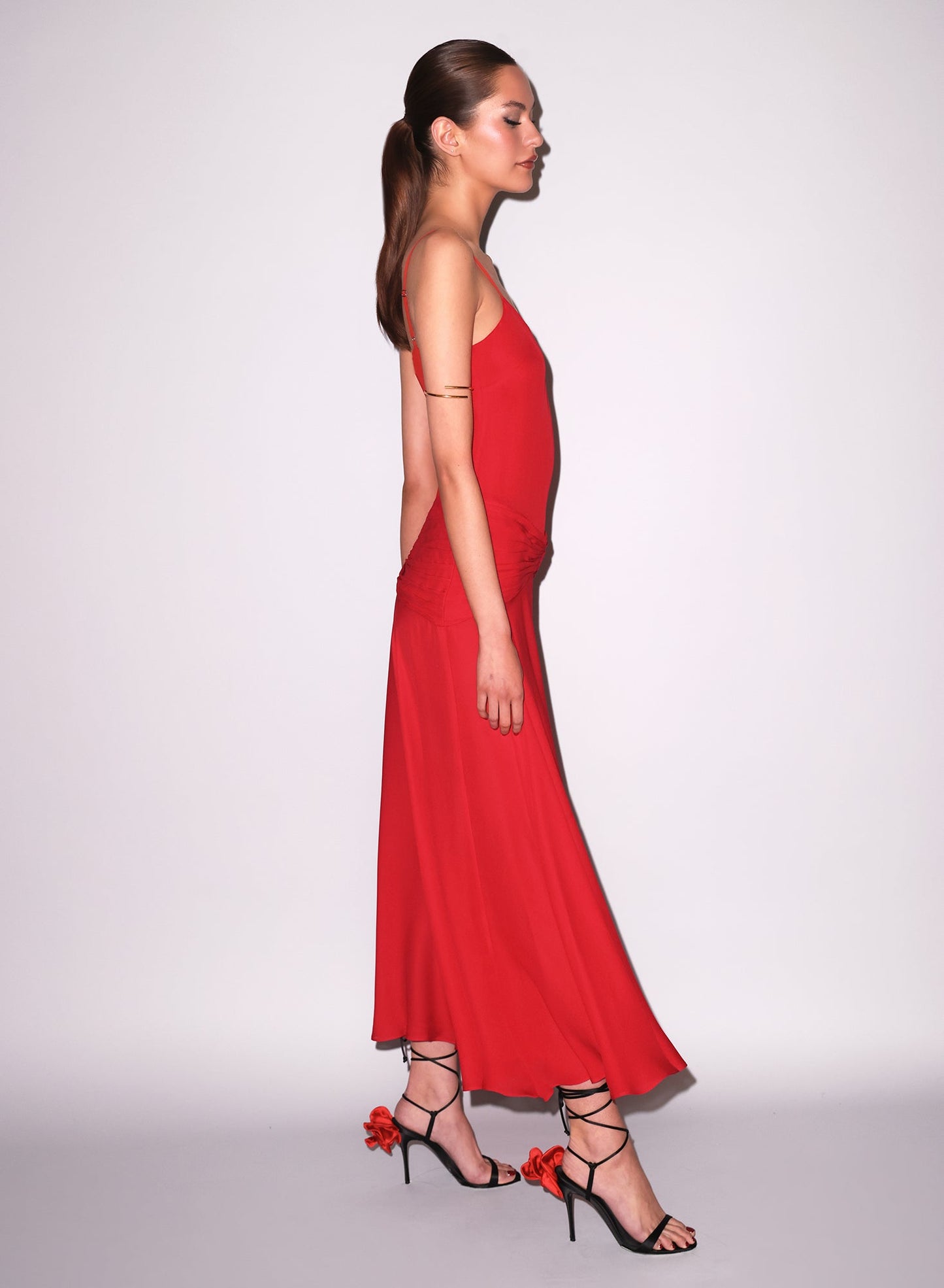 Red Nina Maxi Dress | Fleur du Mal