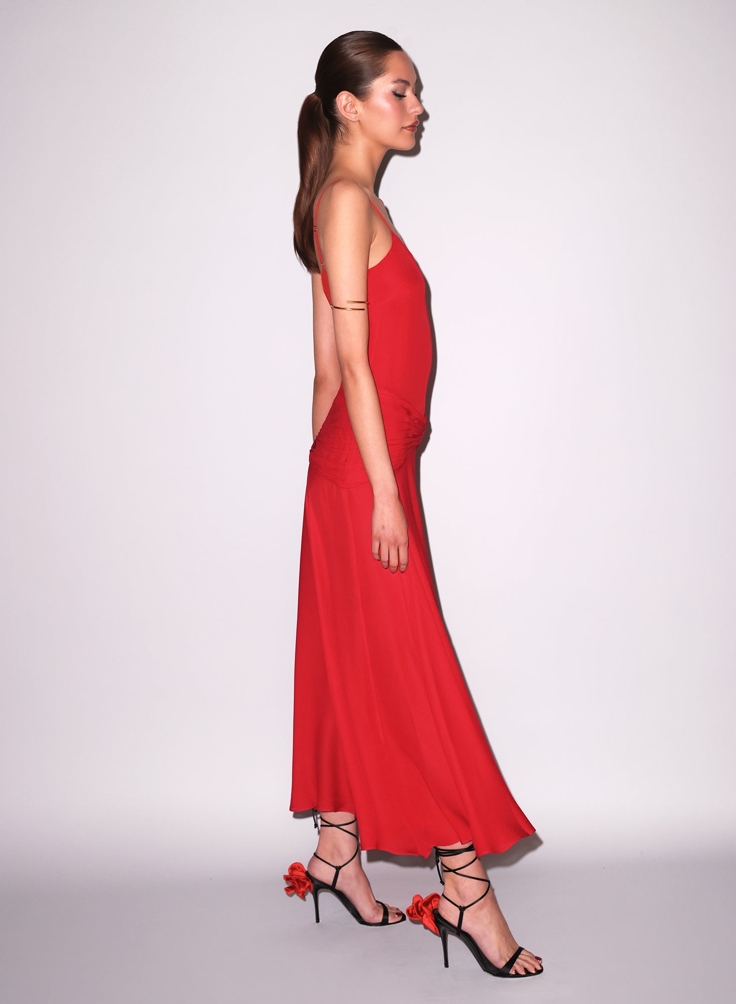 Red Nina Maxi Dress | Fleur du Mal