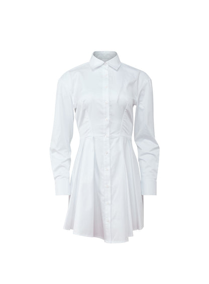White Zoe Shirt Dress | Fleur du Mal