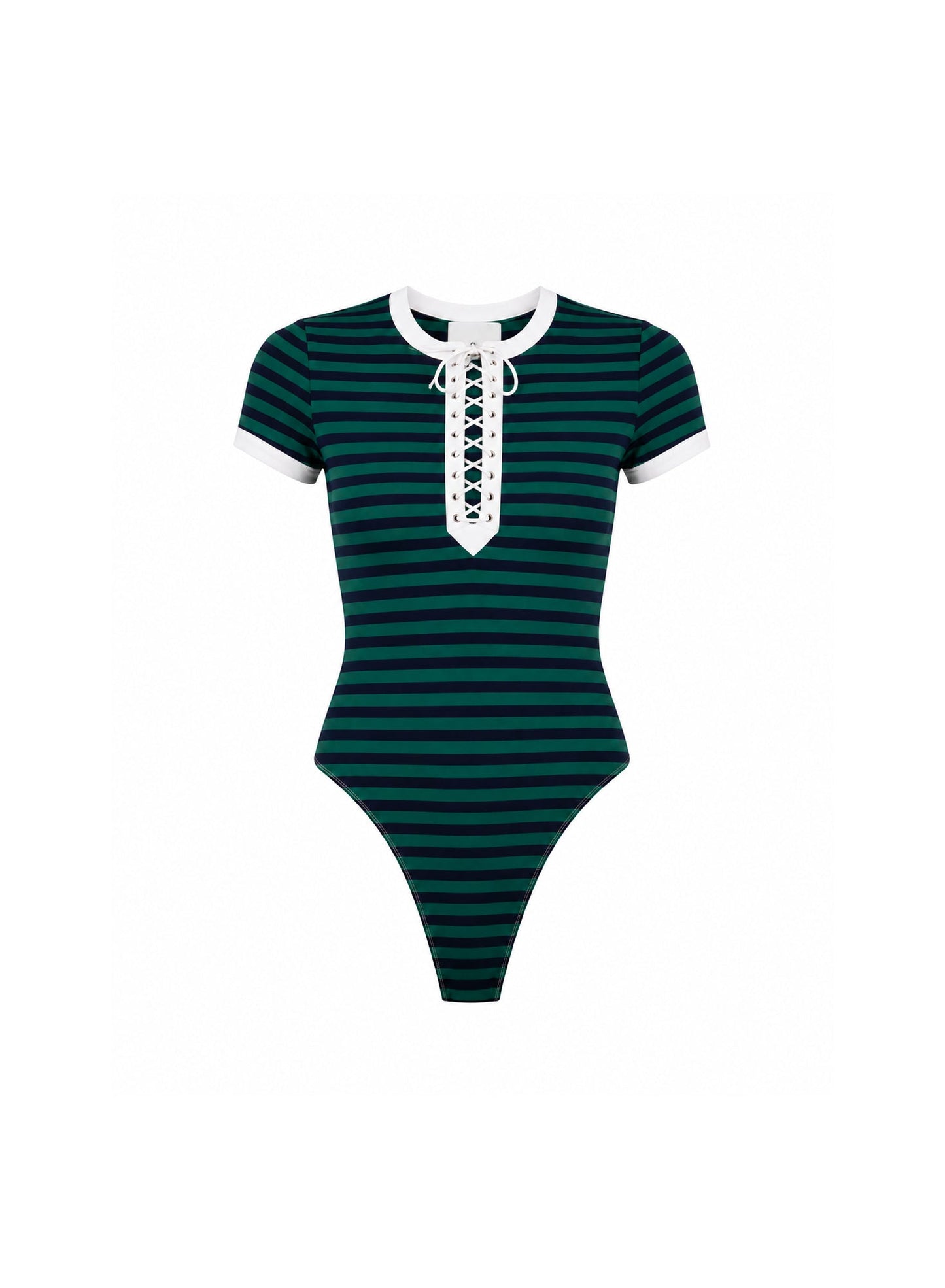 Lucky Midnight Navy Ivy Ringer Bodysuit | Fleur du Mal
