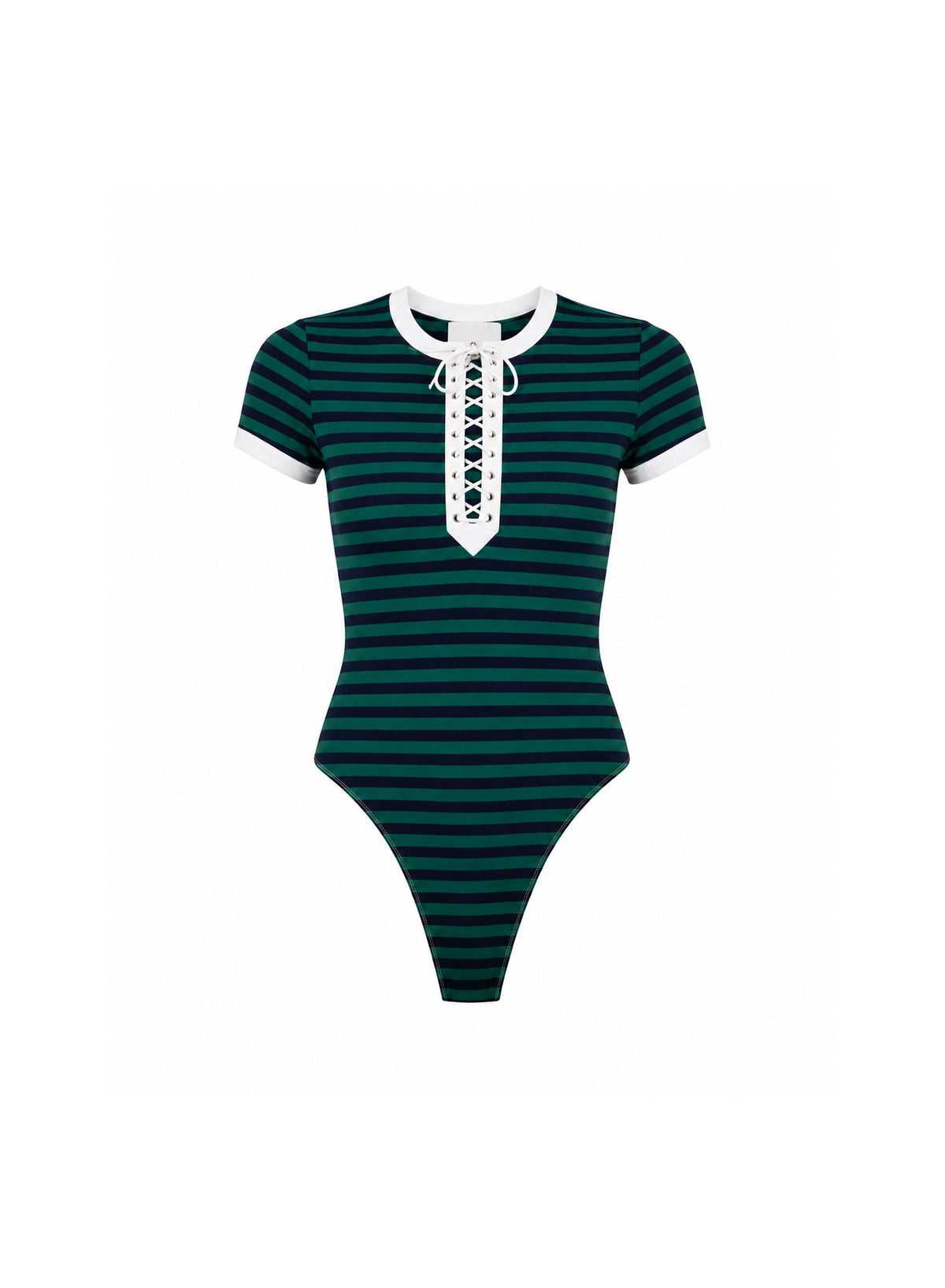 Lucky Midnight Navy Ivy Ringer Bodysuit | Fleur du Mal