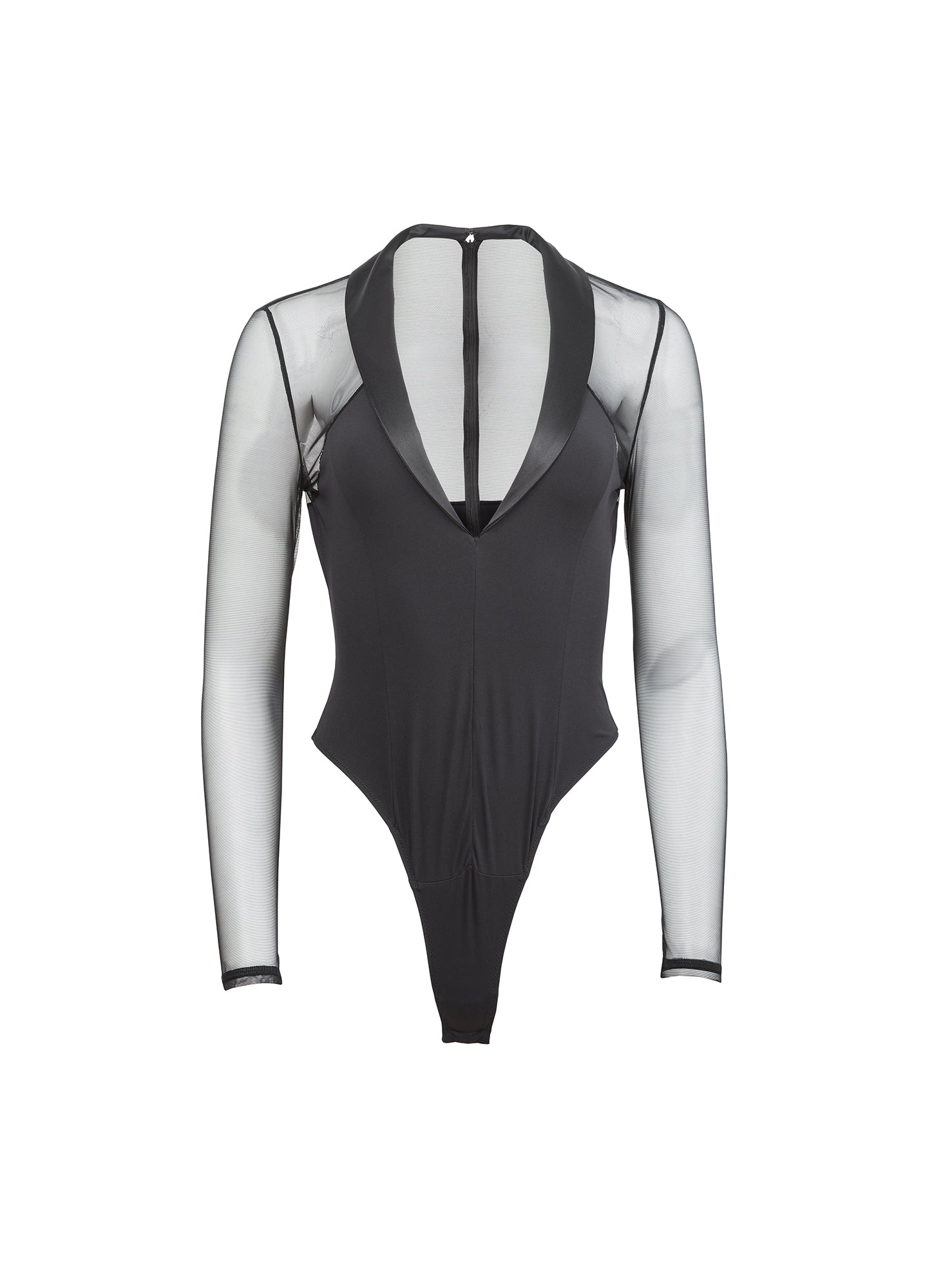 Black Tuxedo Bodysuit | Fleur du Mal