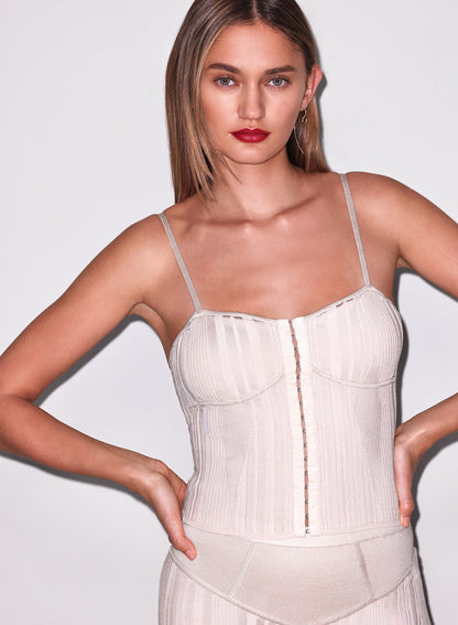 Tahini Hook-Up Rib Cami | Fleur du Mal