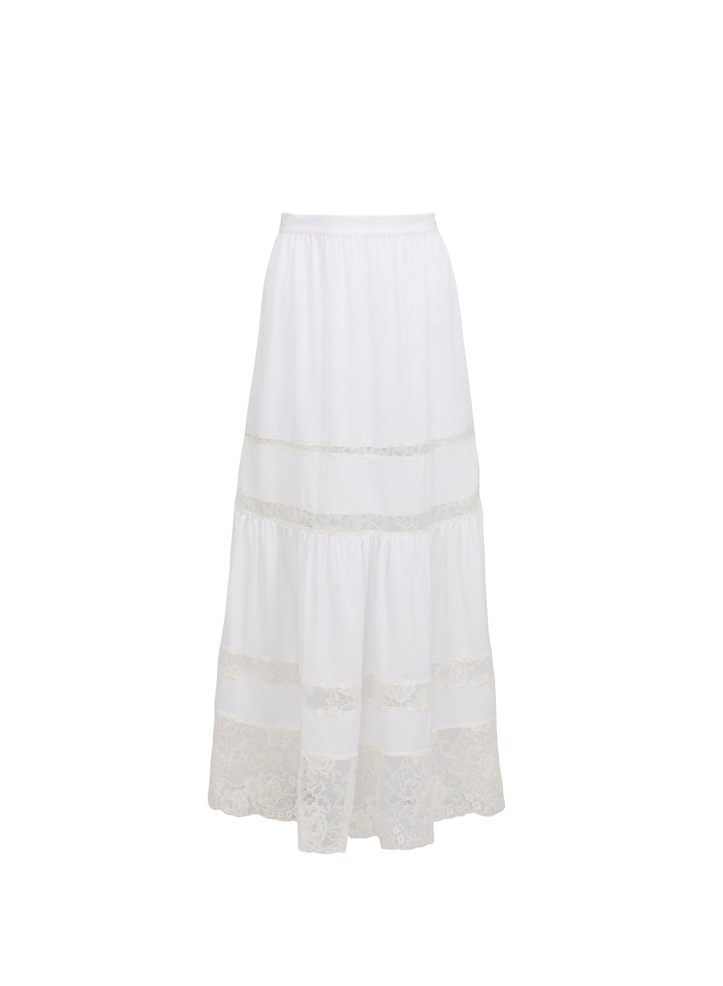 Ivory Juliet Lace Maxi Skirt | Fleur du Mal