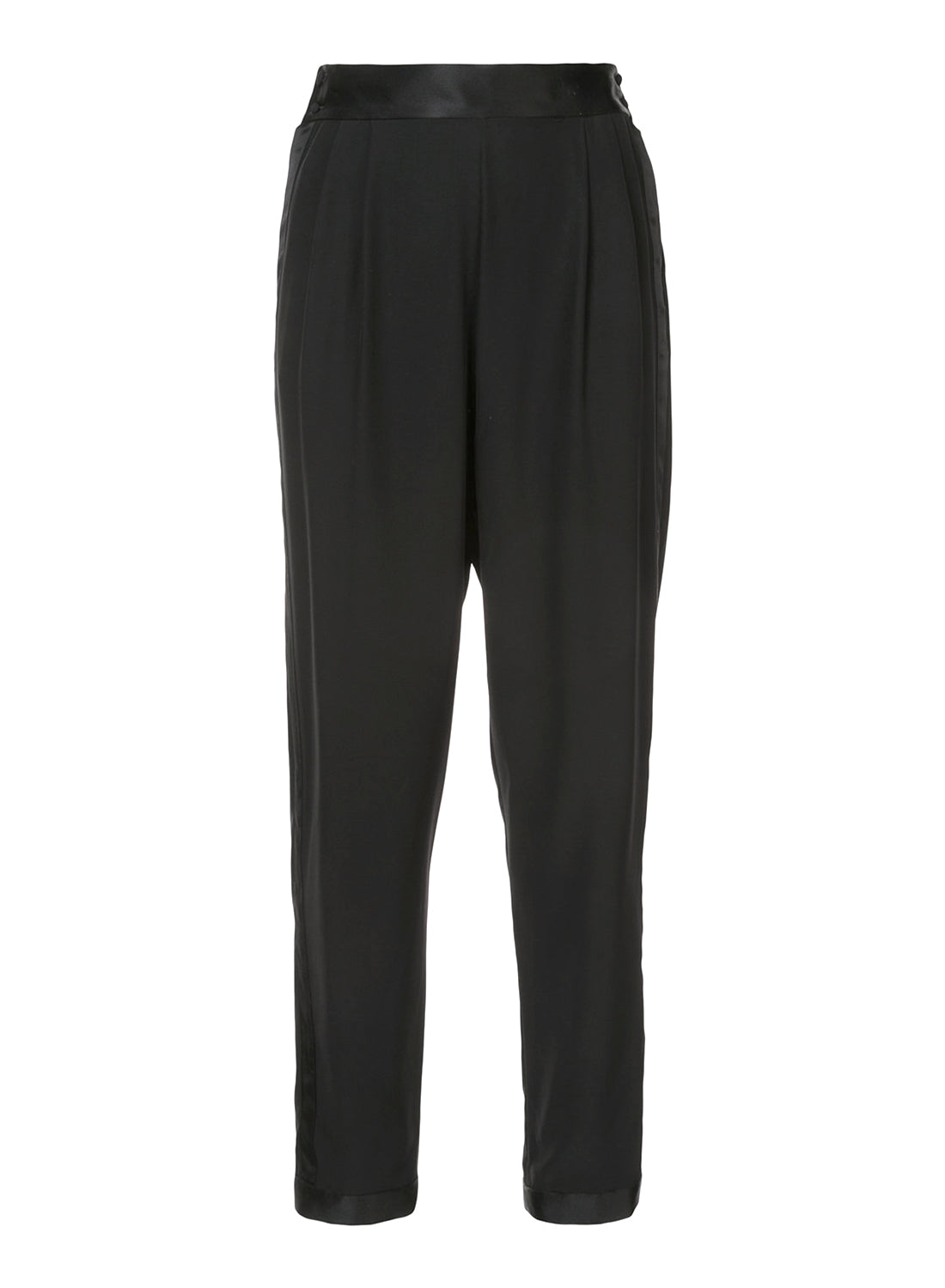 Black Pleated Tuxedo Pant | Fleur du Mal