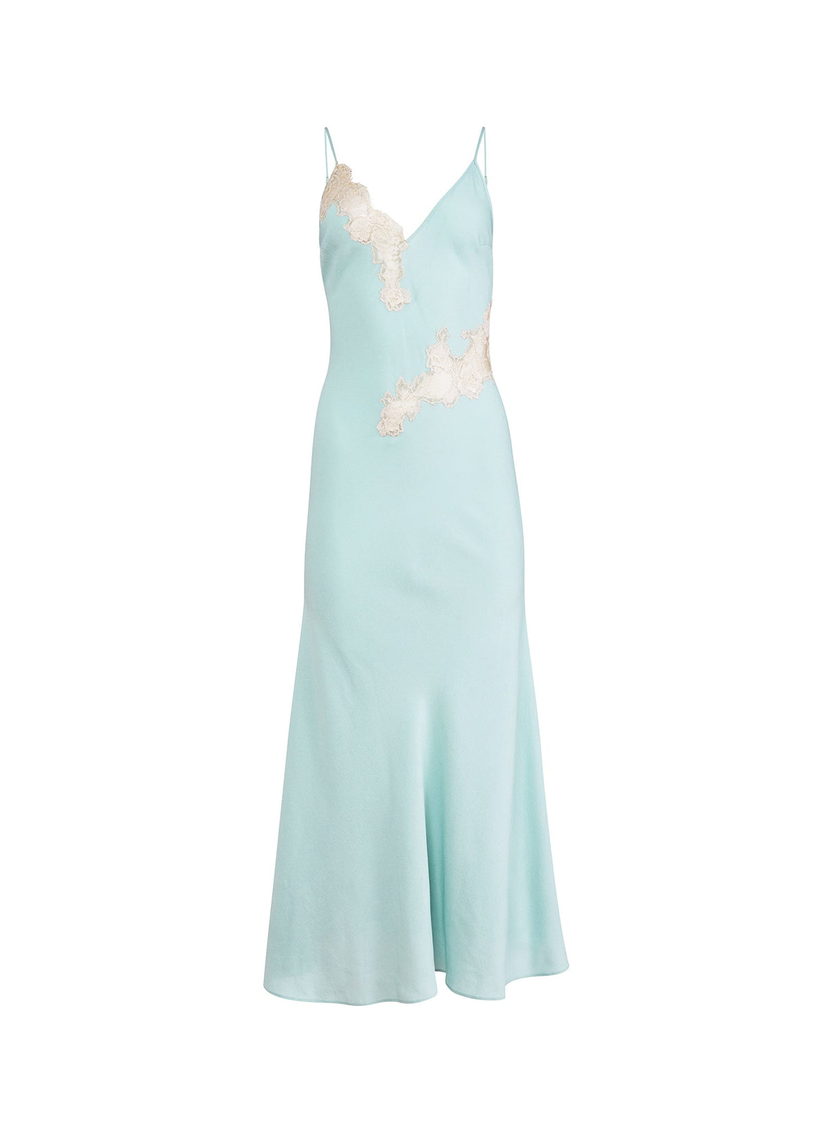 Frosted Mint Juliet Lace Maxi Dress | Fleur du Mal