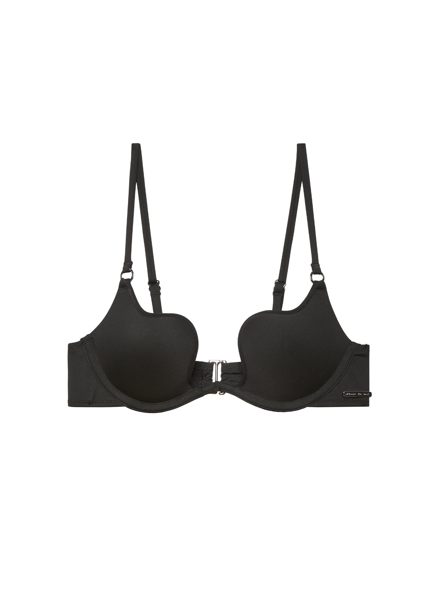 Black Seduce U-Plunge Bikini Top | Fleur du Mal