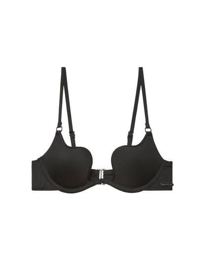 Black Seduce U-Plunge Bikini Top | Fleur du Mal