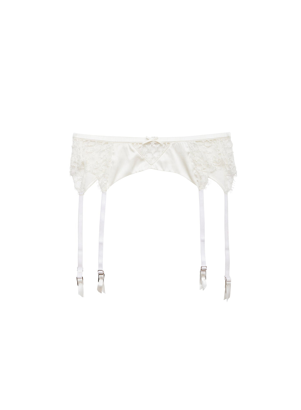 Ivory Daphne Lace Garter Belt | Fleur du Mal