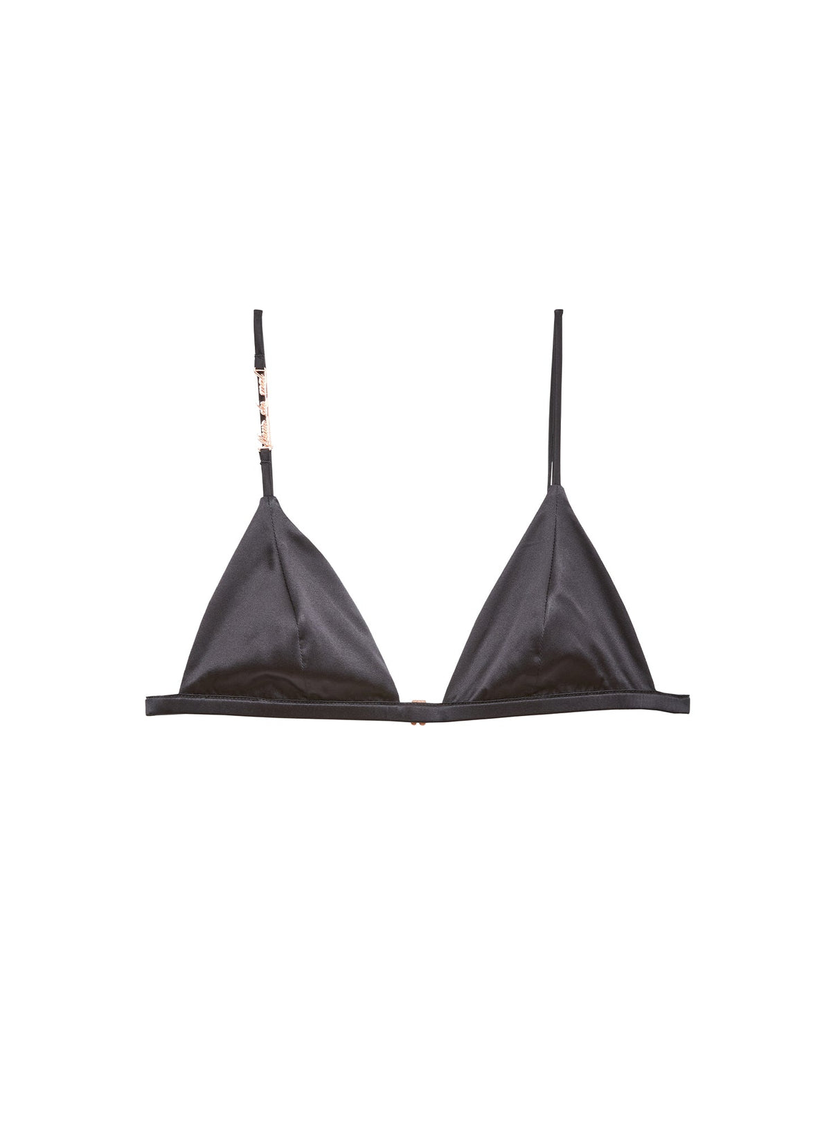 Black Fleur du Luxe Triangle Bra | Fleur du Mal