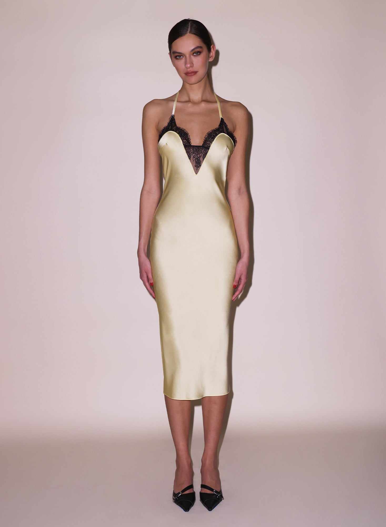 Buttercream Buckle T-Strap Dress | Fleur du Mal