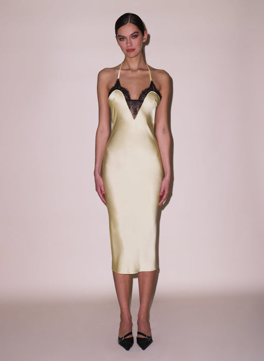 Buttercream Buckle T-Strap Dress | Fleur du Mal